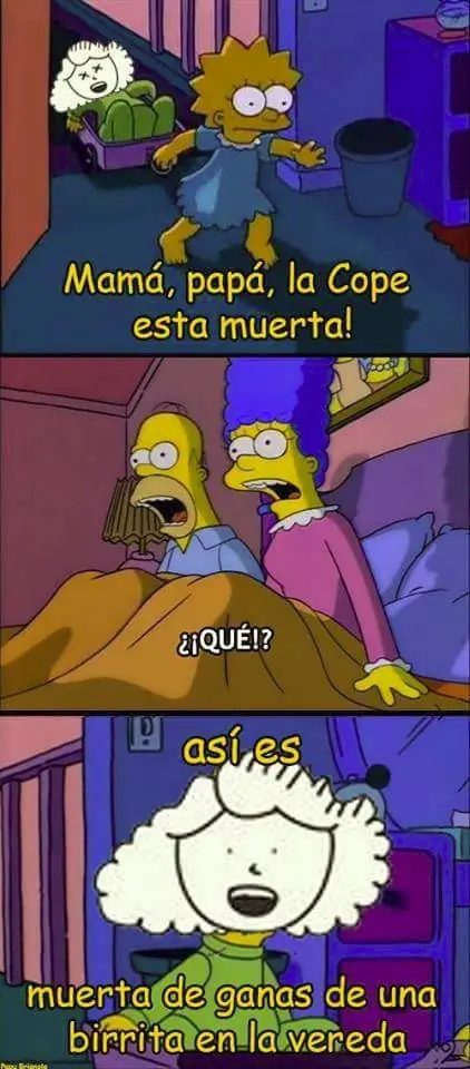 Lloran los misoginos, Volvio la Cope