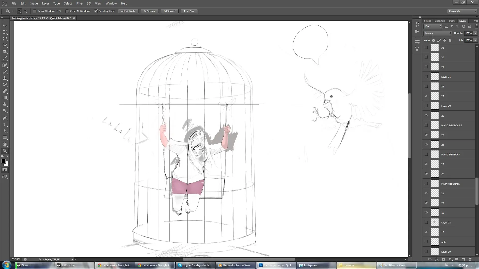 Mi primera ilustracion digital Paso a paso !!!1