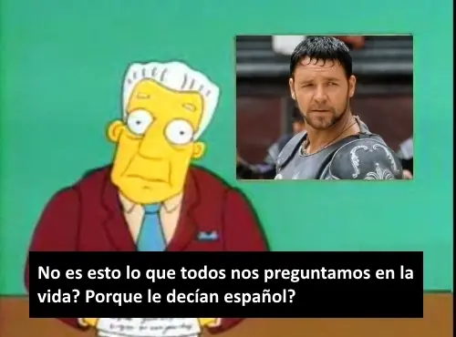 Porque le decían español a Máximo?