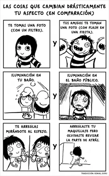 Inexplicable lógica femenina resumida en ilustraciones