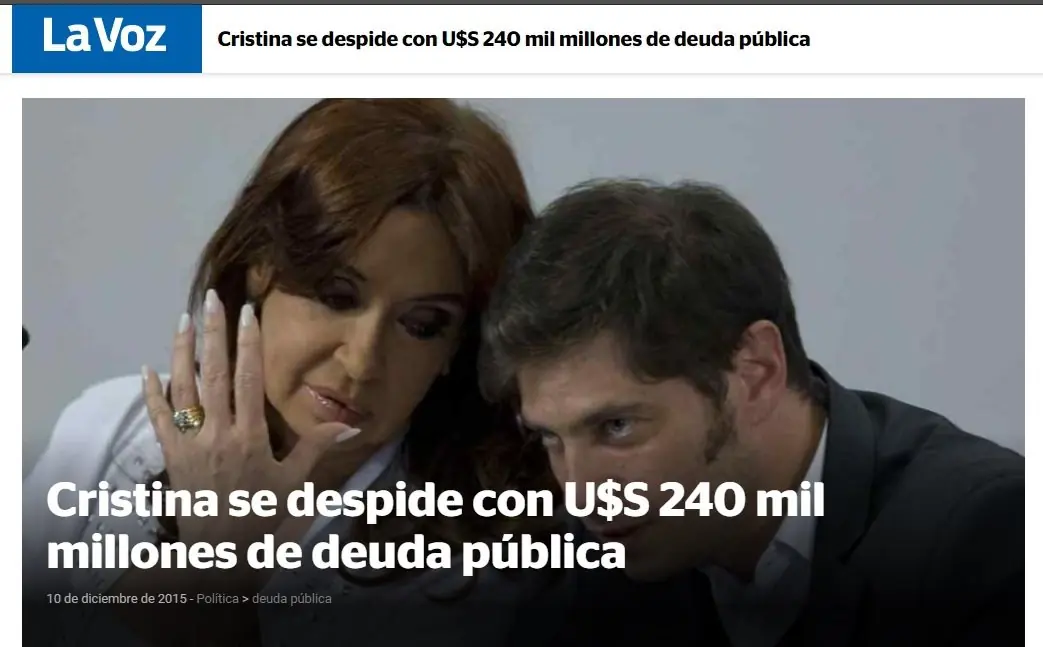 kirchneristas vende Patria
