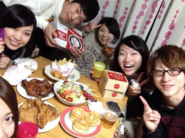 navidad en japon comer en KFC