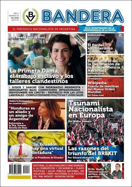 Te presento el mejor periódico del país: Bandera