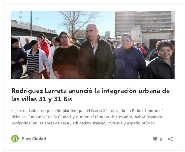 Cambiemos urbanizara la villa Rodrigo Bueno