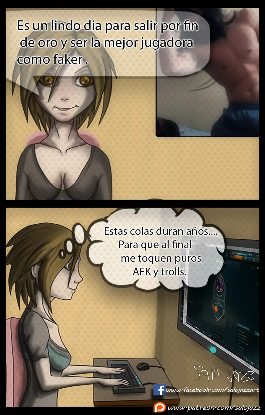 mini comic de league of legends propio