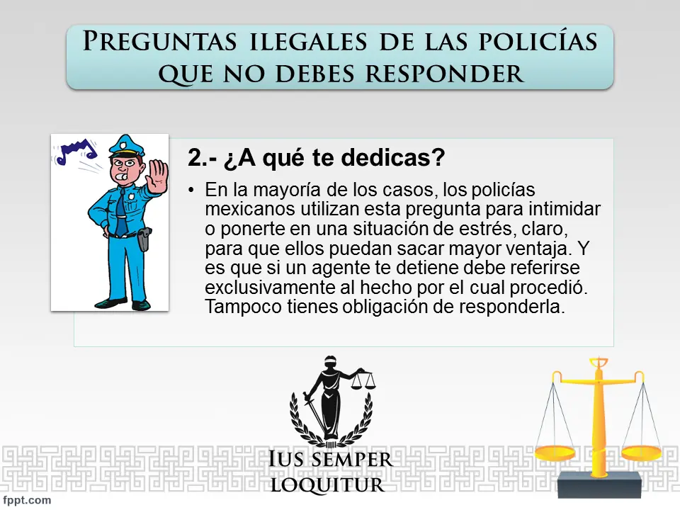 preguntas ilegales de las policias que no debes responder