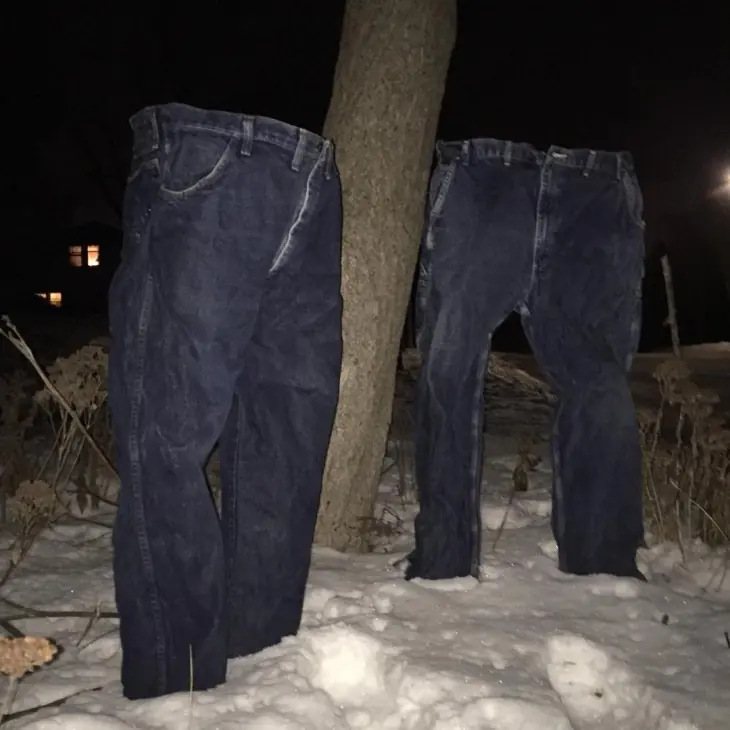 Broma de los pantalones congelados que se ha hecho VIRAL