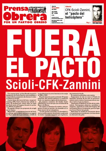 CFK-Scioli-Zannini, el "pacto del helicóptero"