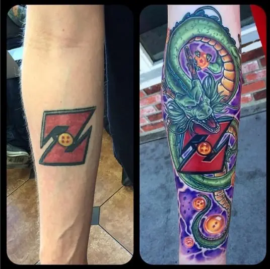 Pasá y mirá estos tatuajes de Dragon Ball