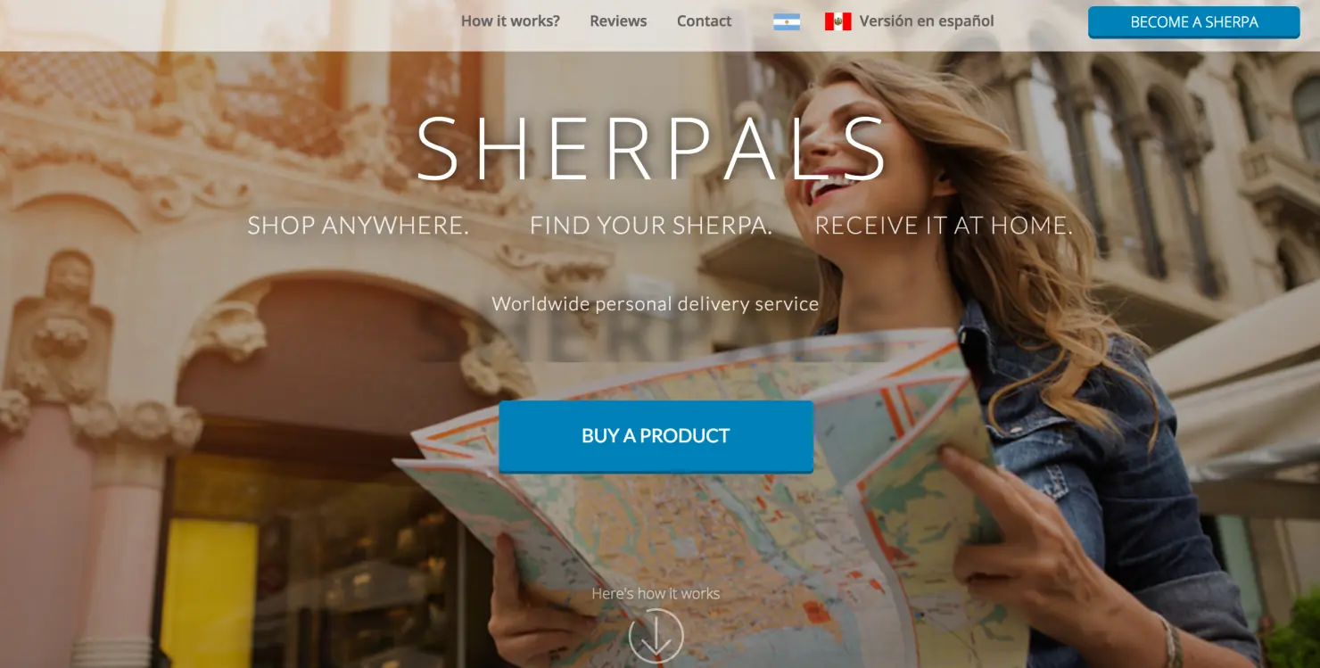 Sherpals, comprá en el exterior!
