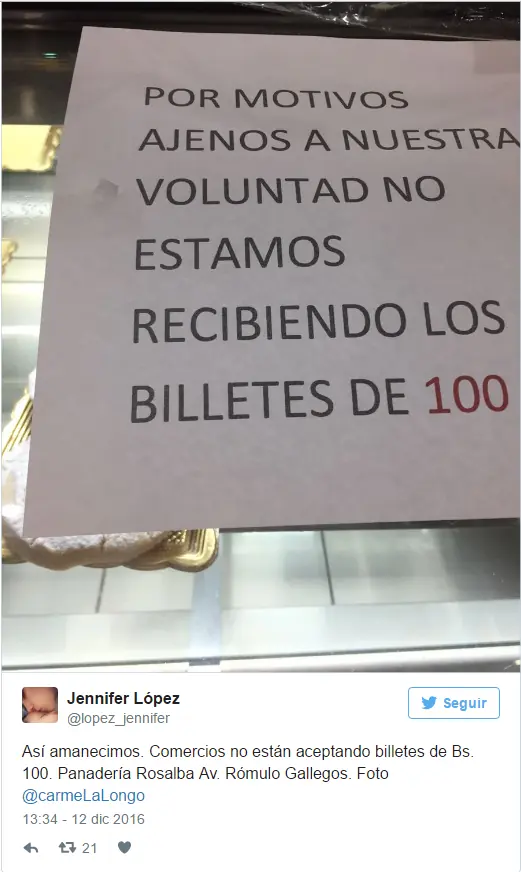 Billetes de 100