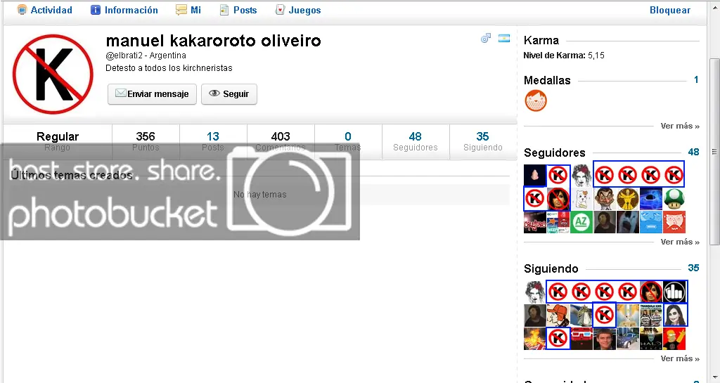 Clones y vendidos en taringa