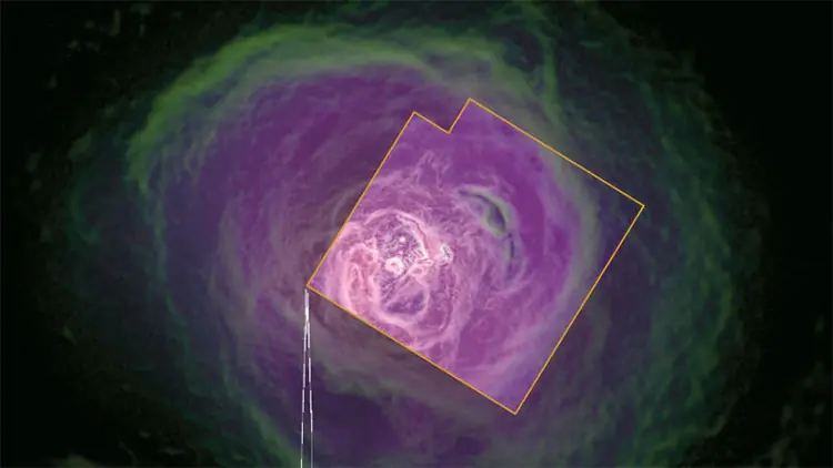 Esto es lo ultimo que capto un satelite antes de desaparecer
