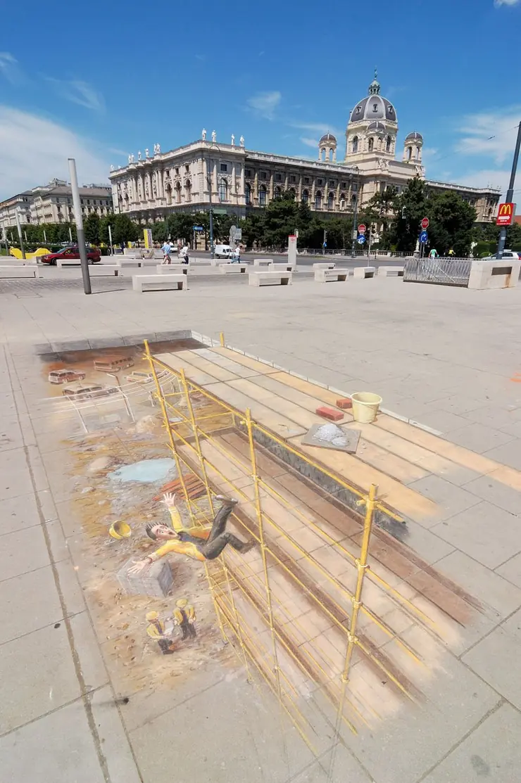 Los Mejores Dibujos en 3D hechos en el piso!!!