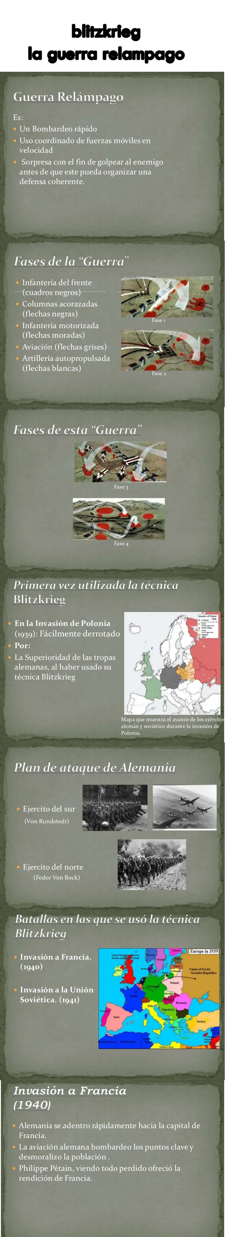 Como funcionaba blitzkrieg "guerra relampago"