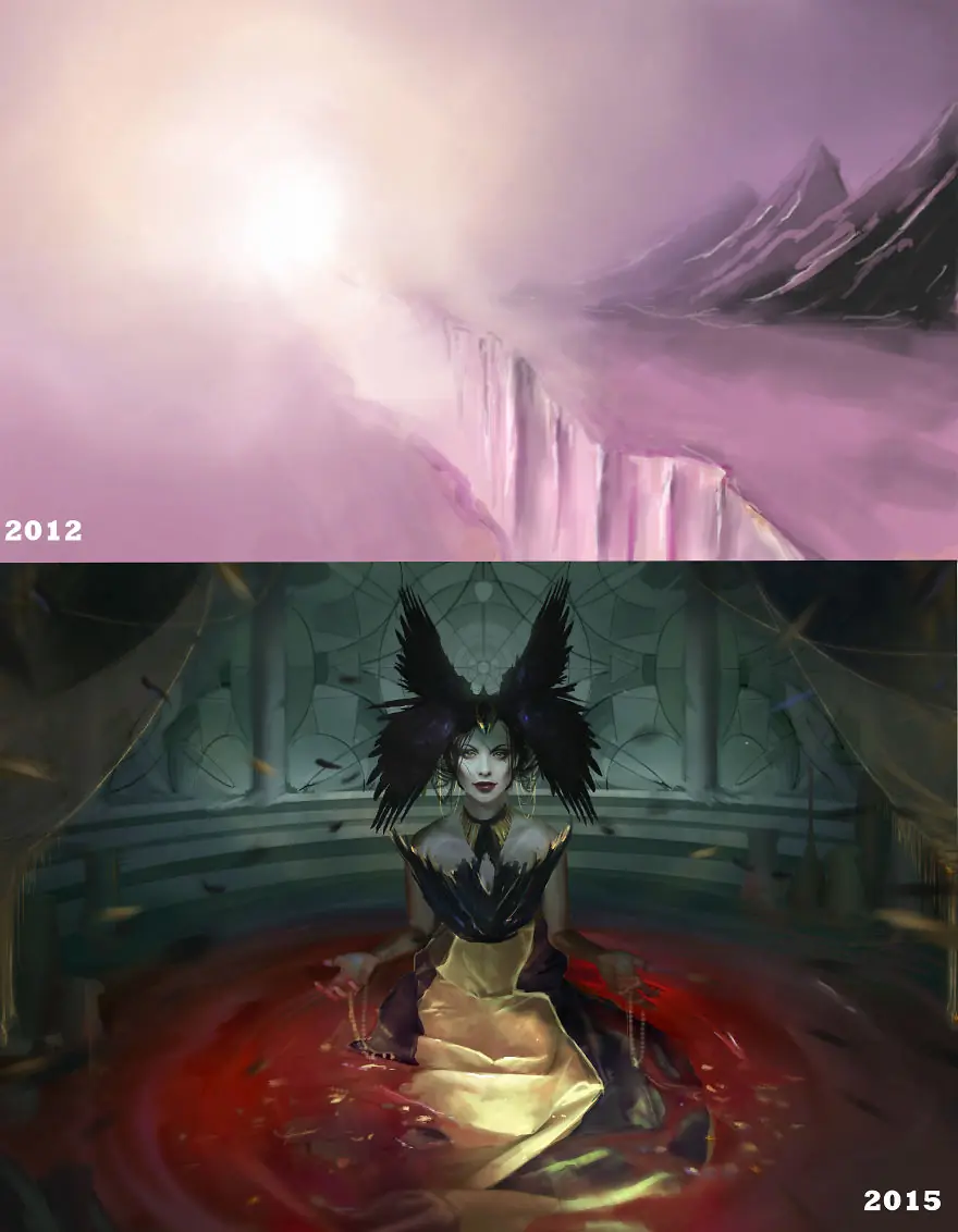 50 dibujos antes y despues de la practica