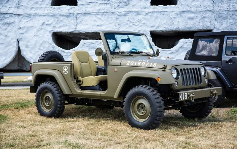 El homenaje a los 75 años del Jeep Willys