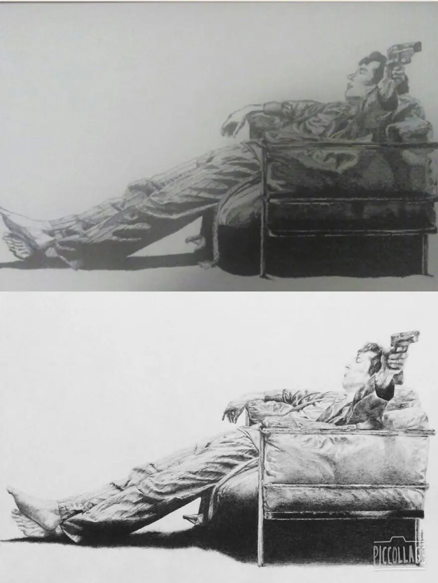 50 dibujos antes y despues de la practica