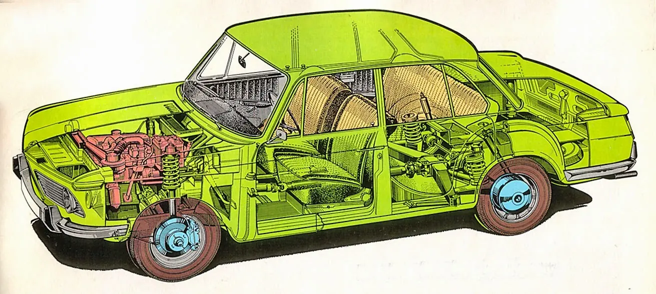BMW 1800 del año 1963