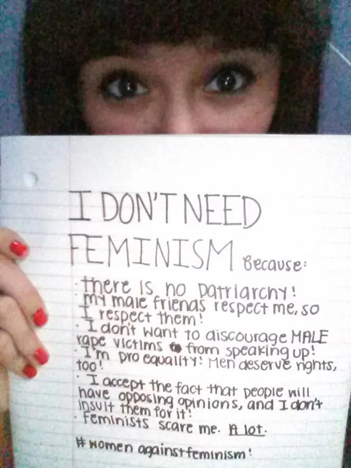 Mujeres contra el feminismo