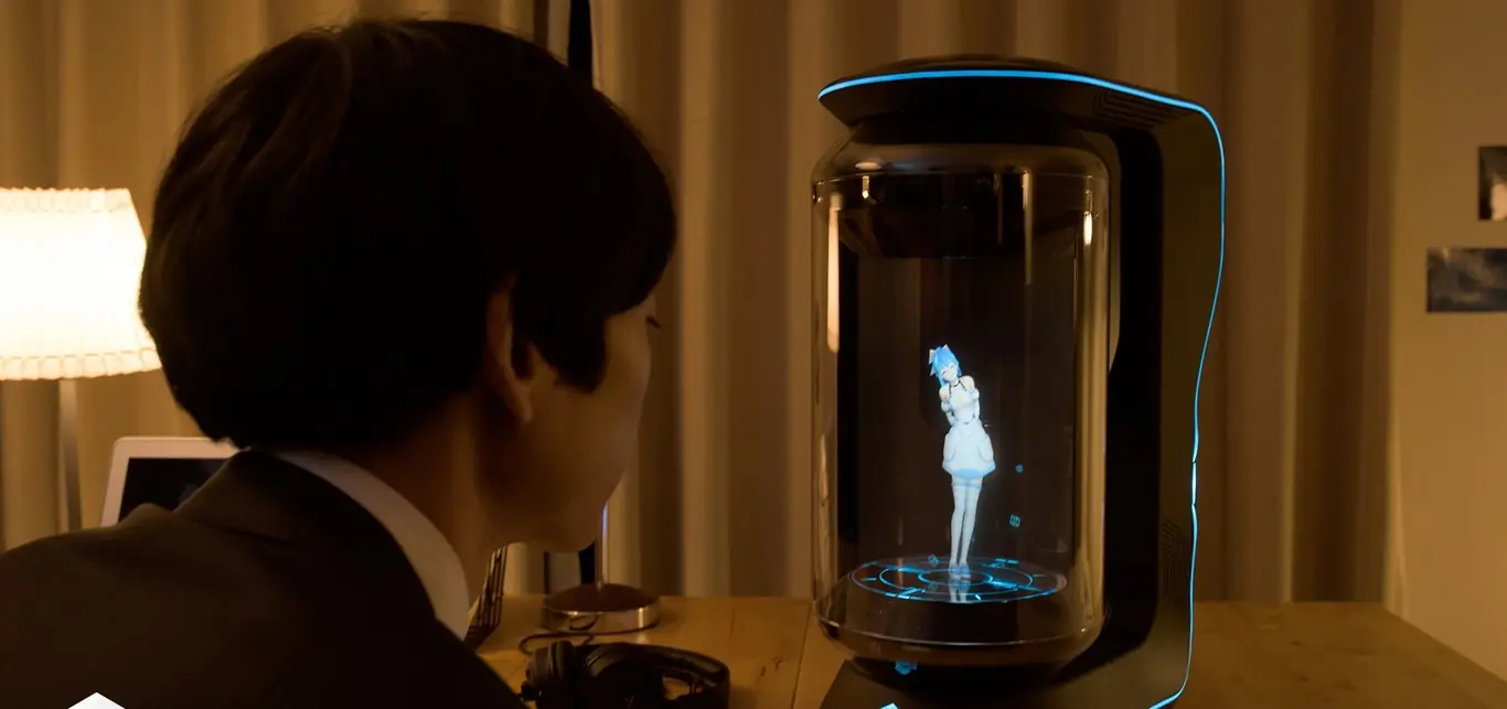 Empresa crea waifus holográficas para otakus solitarios