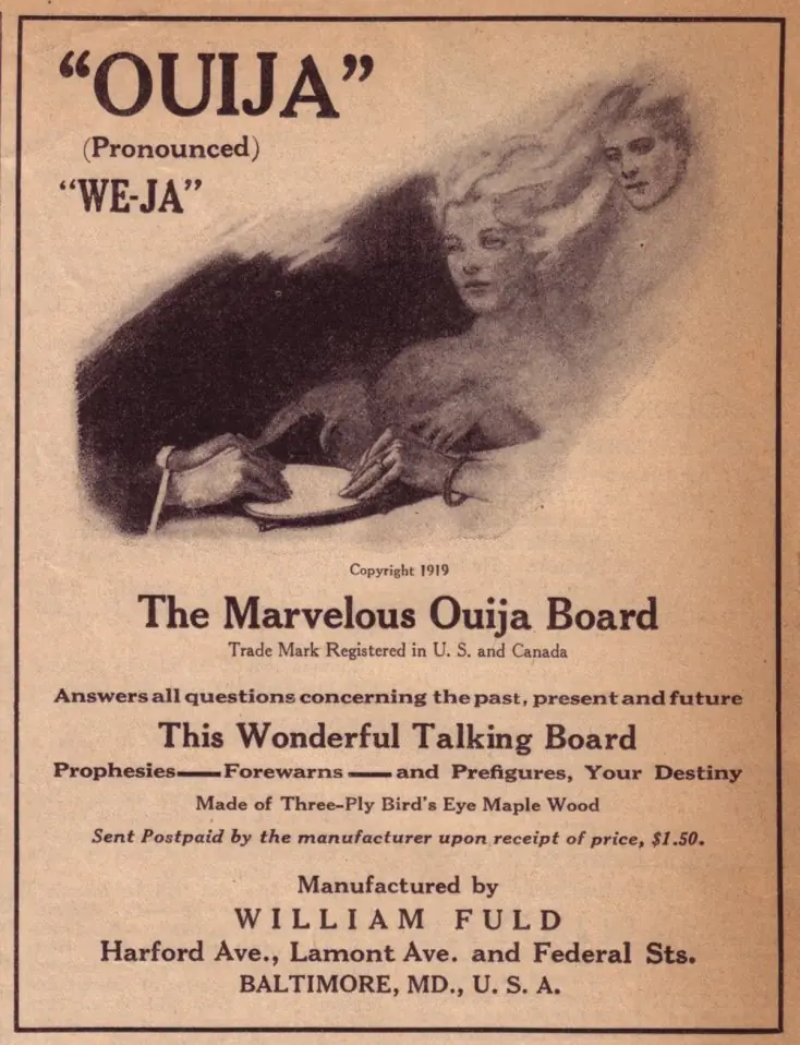 10 Curiosidades espeluznantes sobre la OUIJA. 10 Curiosidades espeluznantes sobre la OUIJA.
