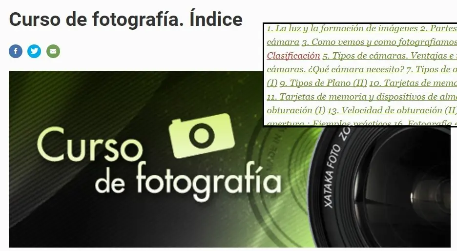 6 webs para aprender más sobre fotografía (esp)