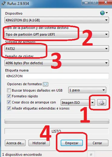 Instala Windows 7/8/10 en disco de 3tb o más sin particionar