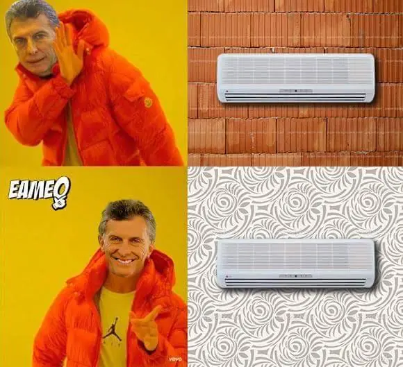 Hagamos top a los memes del aire acondicionado de Macri