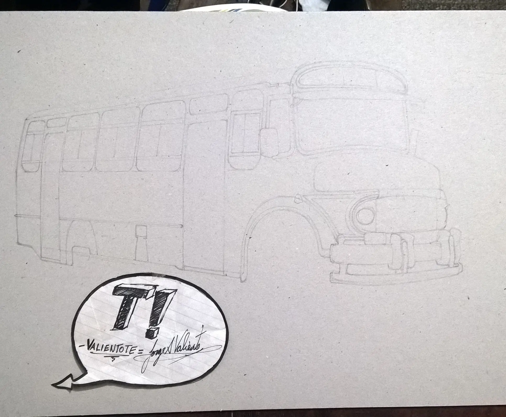 Dibujo: Colectivo, Linea 110 Dibujo: Colectivo, Linea 110