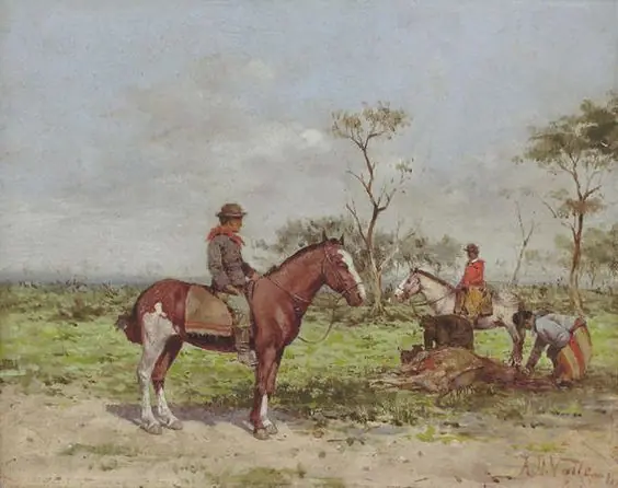 Ángel Della Valle arte Argentino (1852-1903)