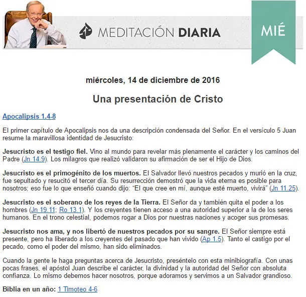 Charles Stanley: Una presentación de Cristo