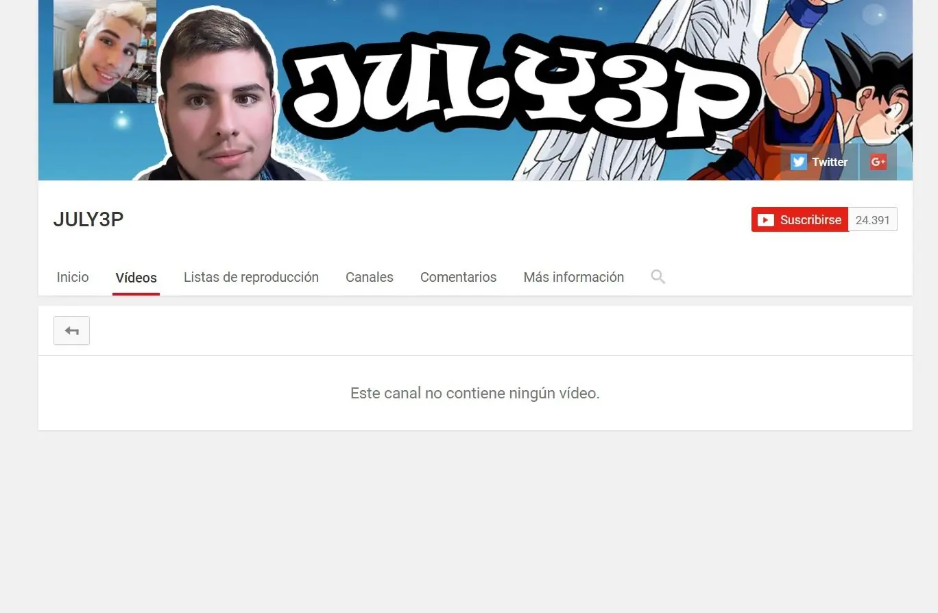 July3p borra todos sus videos!