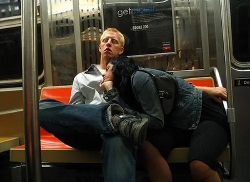 momentos raros en el metro