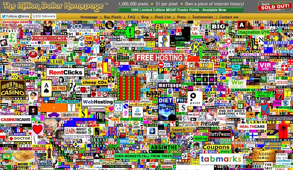 themilliondollarhomepage