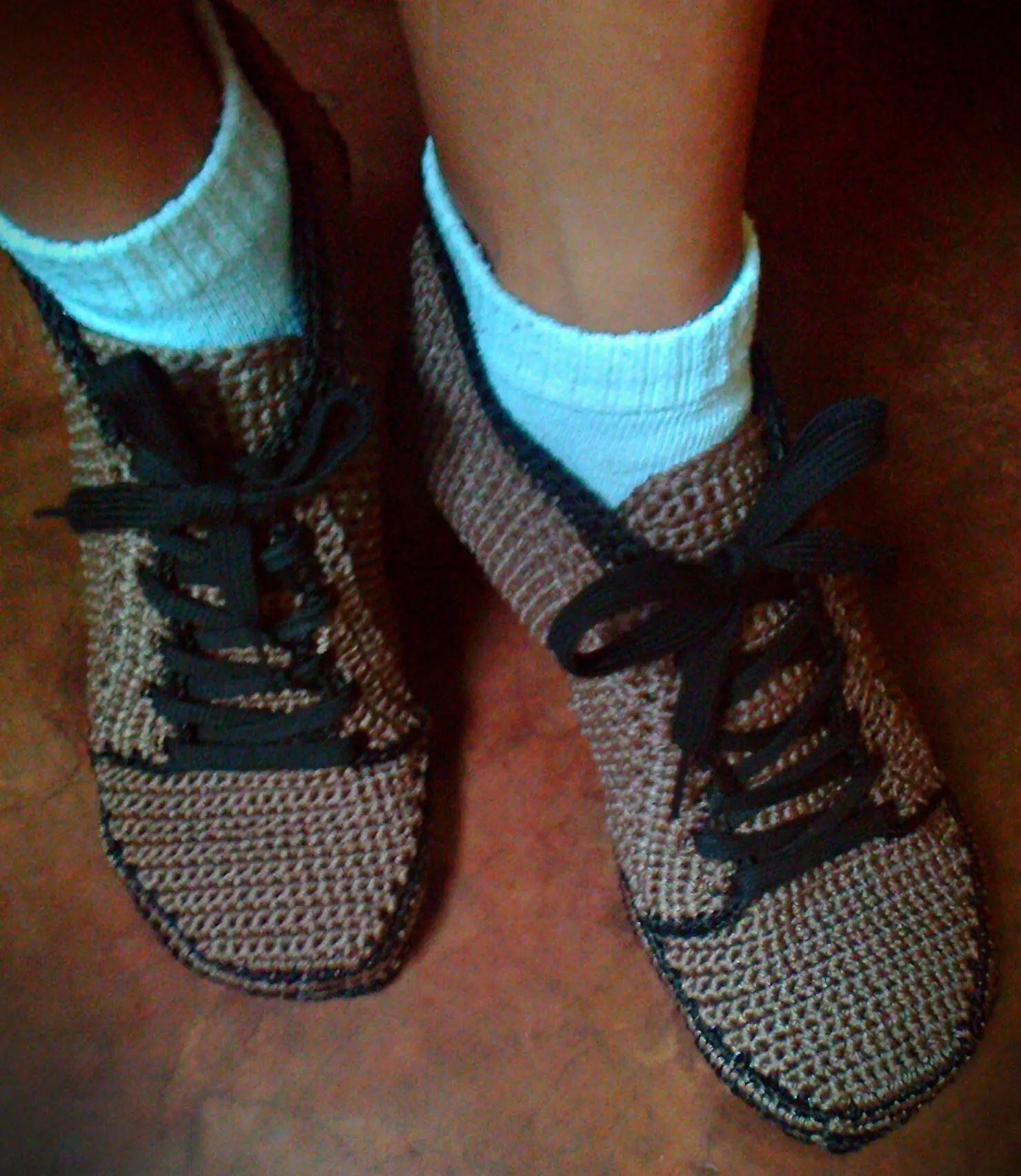 zapatos tejidos