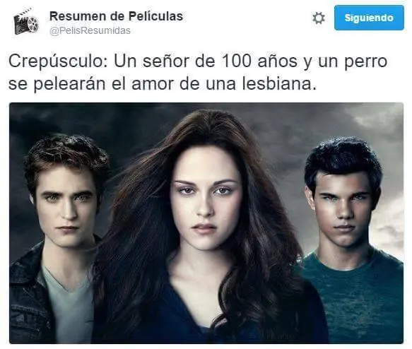 Divertidos tuits que resumen honestamente estas películas