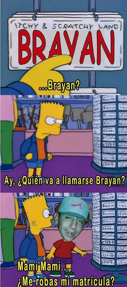 Los Simpsons y el Brayan