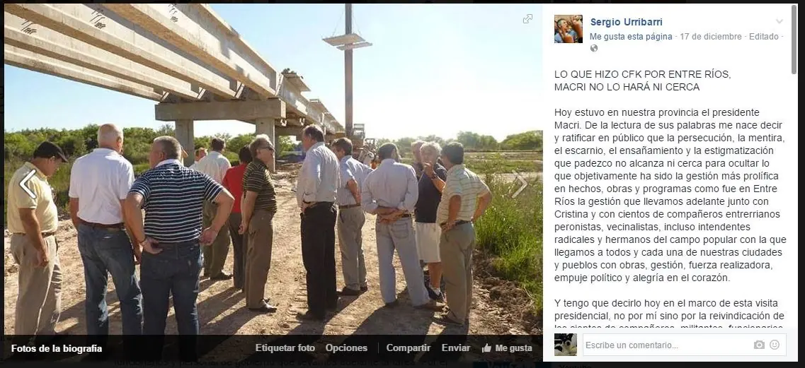 no para de mentir Macri "inauguró" otra obra del gobierno K