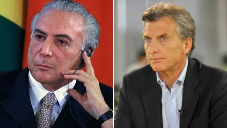 Temer y Macri definirán dirección liberal en el Mercosur