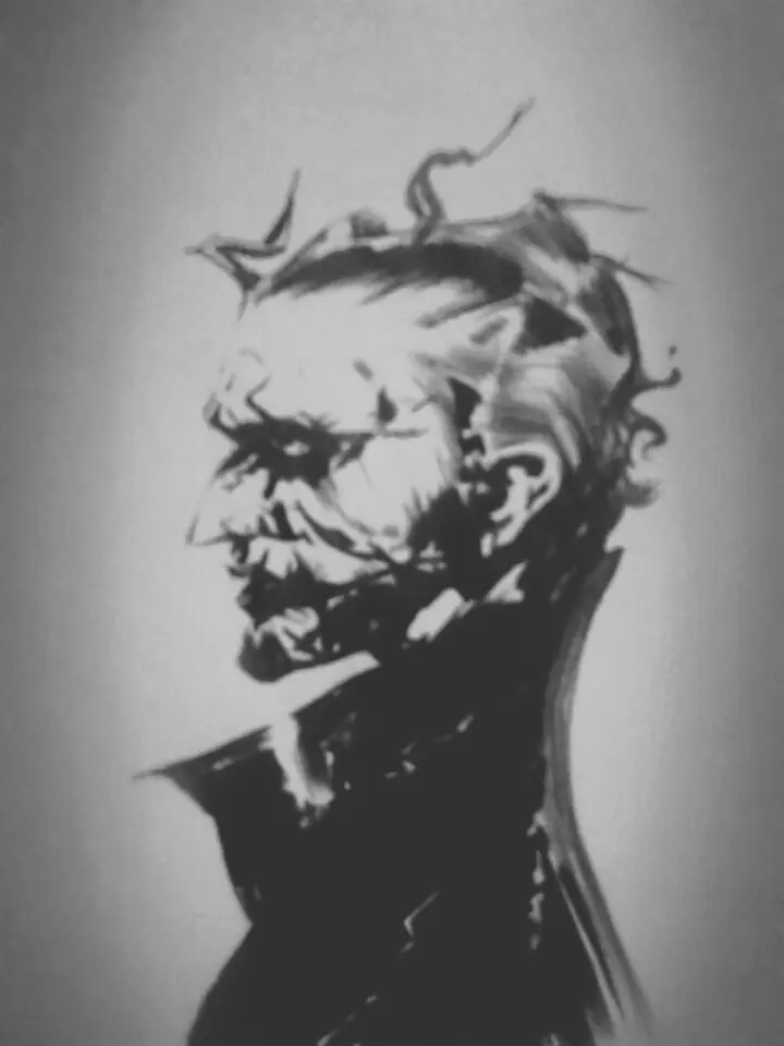 Dibujo propio "Batman & Joker"