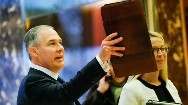 Scott Pruitt para la protección del medio ambiente de EU