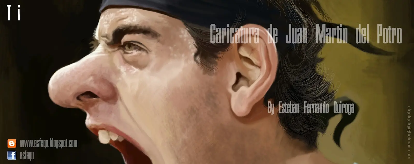 Mi dibujo Del Potro y Messi, video + imagenes