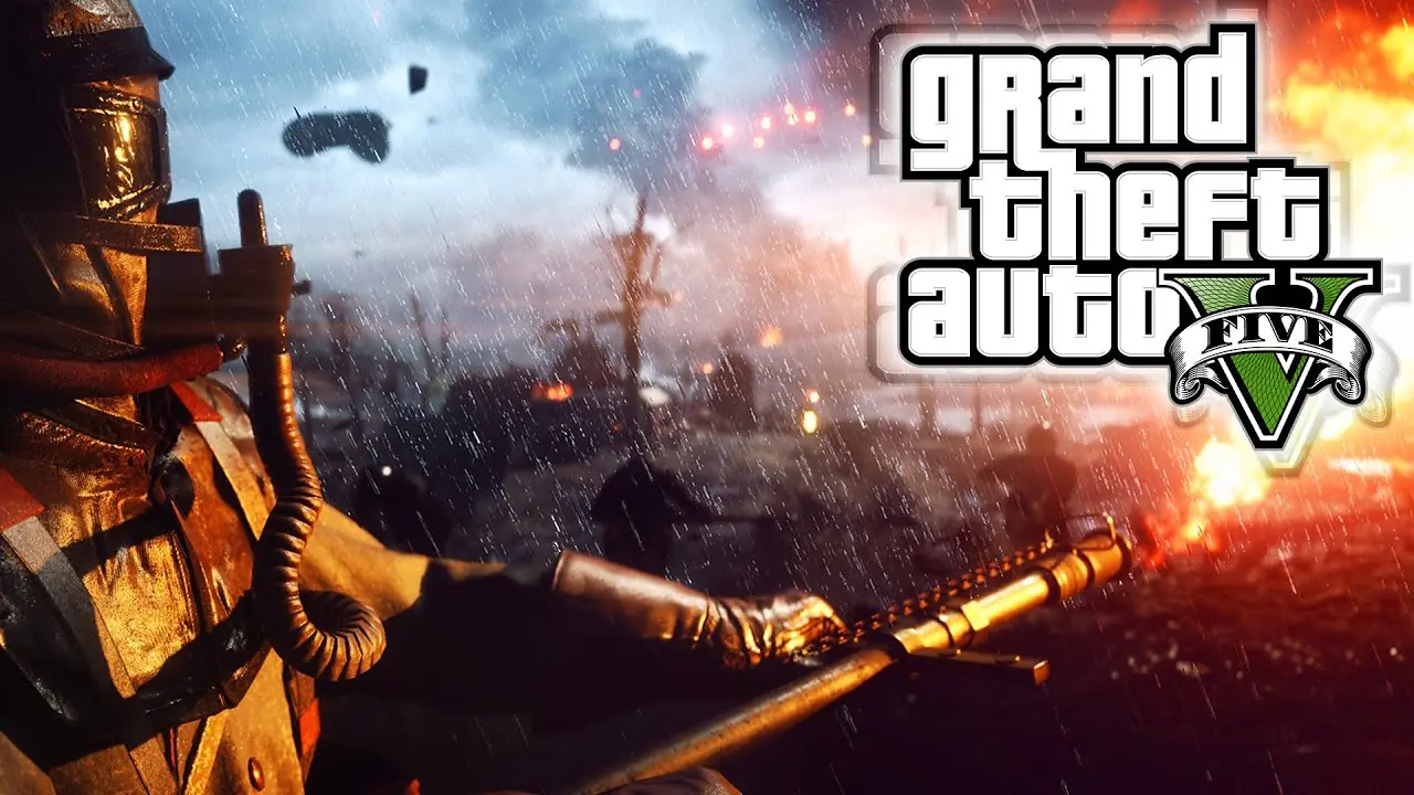 Recrean el tráiler de Battlefield 1 en GTA V