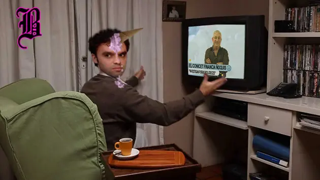 El b*ludo que le cree a la tele:"Si dejamos de financiar..."