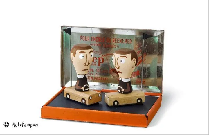 Personajes con objetos cotidianos de Gilbert Legrand