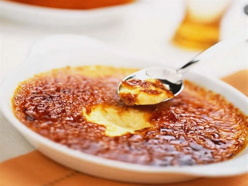 Receta sencilla y saludable de crème brûlée