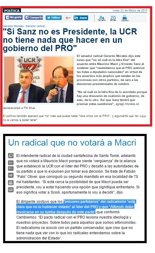 Ser Radical en tiempos de Macri
