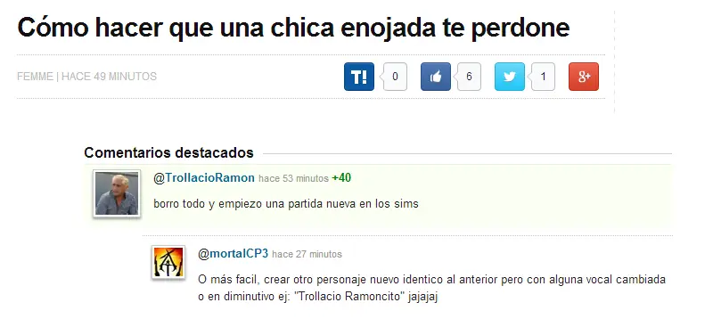 comentario