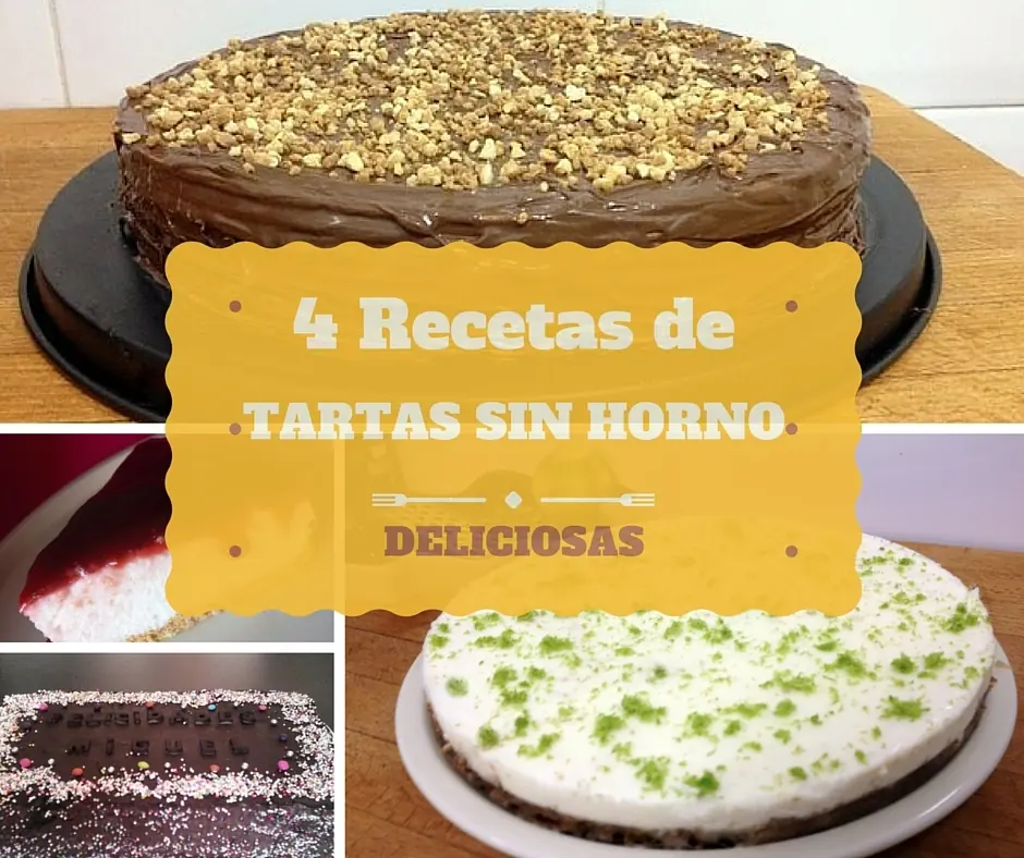4 Tartas sin horno que tienes que probar